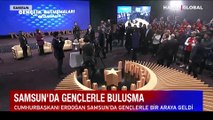 Cumhurbaşkanı Erdoğan salona girerken, Orhan Gencebay şarkısı çalındı