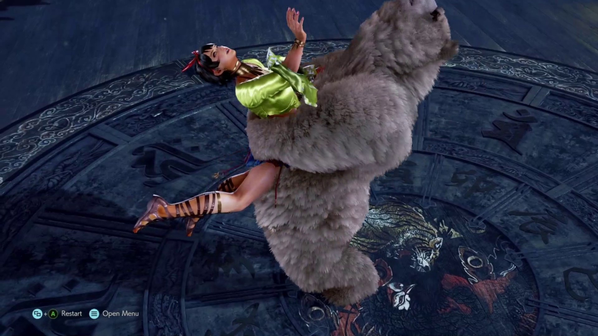 Bear hug ryona