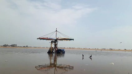 Cyclone Mandous: मरीना बीच के पास सर्विस लाइन में भरा पानी