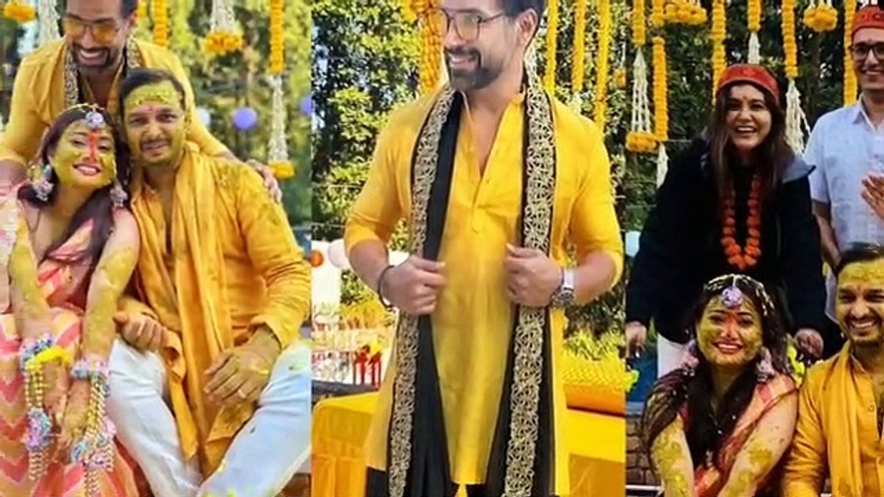 Paritosh tripathi Minakshi wedding arrived Rithivik Dhanjani Pankaj tripathi and geeta maa enjoy |