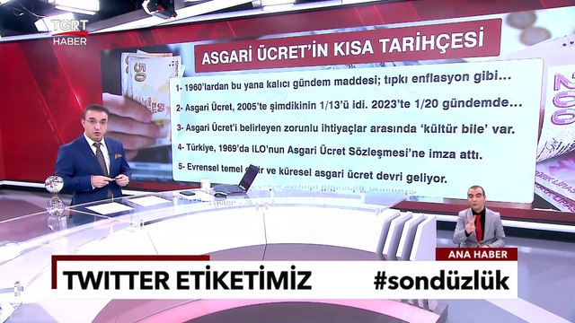 1960'lardan Günümüze Asgari Ücretin Gelişimi - Ferhat Ünlü İle İle Hafta Sonu Ana Haber
