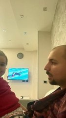 Toddler Headbutts Her Dad