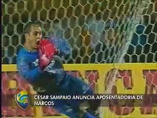 César Sampaio anuncia aposentadoria de Marcos e fala sobre 2012