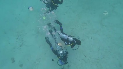 AA'nın 2. grup "Su Altı Dalış Eğitimi" tamamlandı