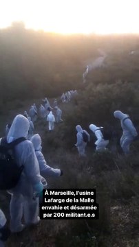 Des militants écologistes s'attaquent au cimentier Lafarge, causant d'importants dégâts : Plusieurs dizaines d'entre eux se sont rassemblés et ont pénétré illégalement dans l'usine de Bouc-Bel-Air, dans les Bouches-du-Rhône