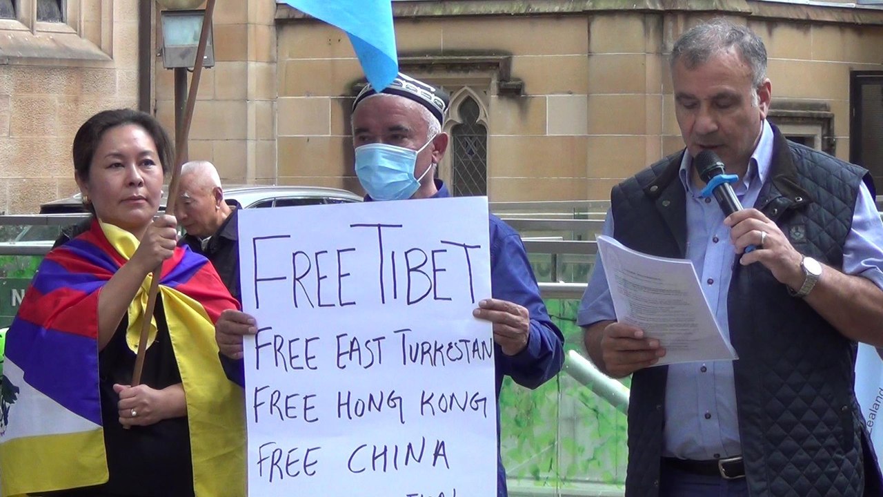 Sydney Protest against China Human Rights  Abuses, International Global Human Rights Day, Town Hall, Sydney, 10 Dec 2022