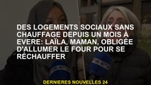 Logement social sans chauffer pendant un mois à Evere: Laïla, maman, obligé d'allumer le four à se r