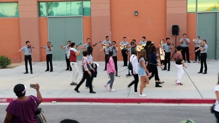 Mariachi students in action at LVA in Las Vegas