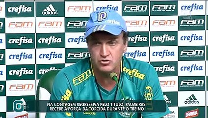 Cuca agradece pedidos da torcida por permanência do técnico