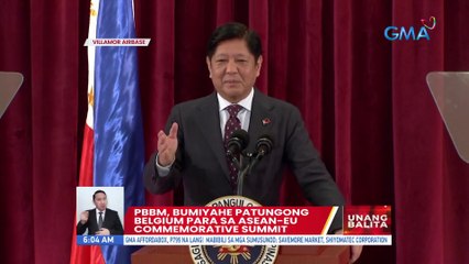 PBBM, bumiyahe patungong Belgium para sa ASEAN-EU Commemorative Summit | UB