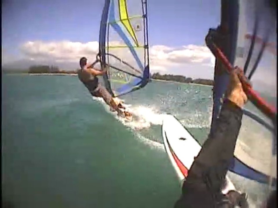Learning to Windsurfing with Alan Cadiz on Maui