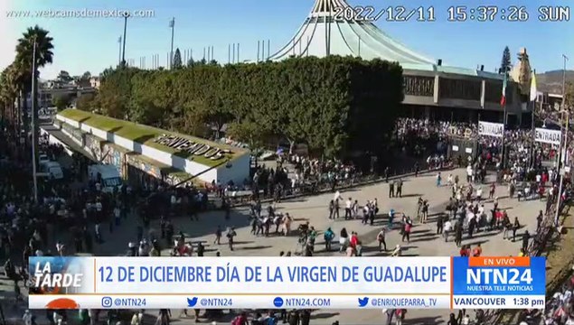 Así se vivió la fiesta de la conmemoración a la Virgen de Guadalupe en la basílica de Ciudad de México