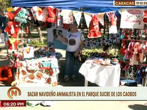 Caracas | Realizan en el Parque Sucre de Los Caobos el Bazar Navideño Animalista