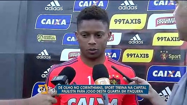 De olho no Corinthians, Sport treina na capital paulista para jogo desta quarta em Itaquera