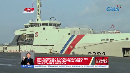 BRP Gabriela Silang, dumating na sa Port Area sa Maynila mula sa Batanes Mission | UB