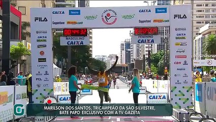 Veja entrevista exclusiva com Marílson dos Santos, tricampeão da São Silvestre