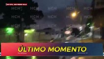 VIDEO| ¡En plena transmisión en vivo! Policía Nacional detiene a un supuesto asaltante en barrio Concepción de SPS