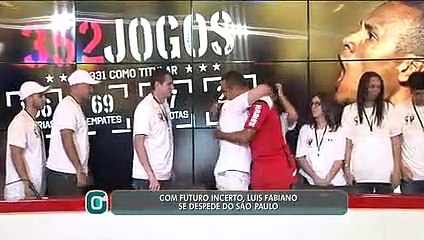 Com futuro incerto, Luis Fabiano se despede do São Paulo