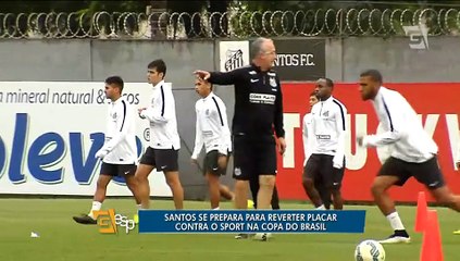 Santos se prepara para reverter o placar contra o Sport