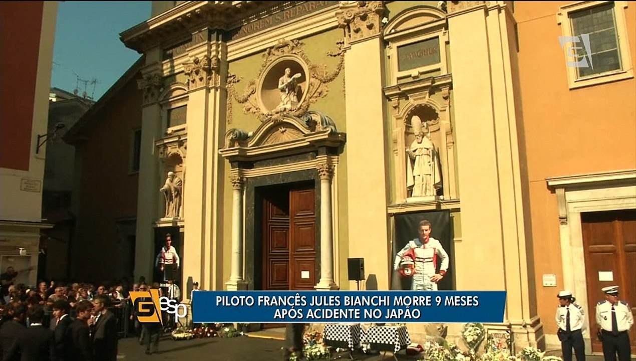 Piloto francês Jules Bianchi é velado em Nice