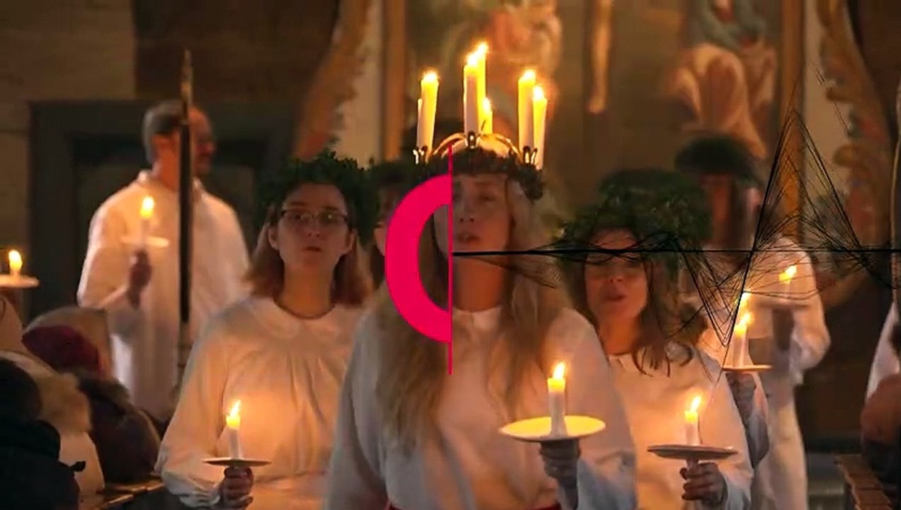 Die heilige lucia: schwedens licht in der dunklen jahreszeit
