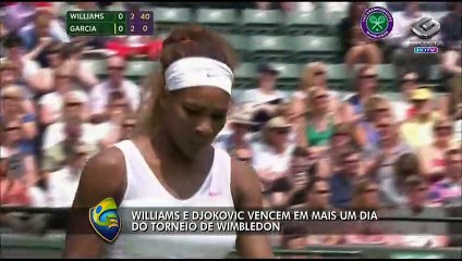 Sem zebras, Serena e Djokovic vencem em Wimbledon