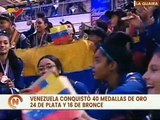 Recibimiento de la Delegación Venezolana que participó en los Juegos Sudamericanos Escolares 2022