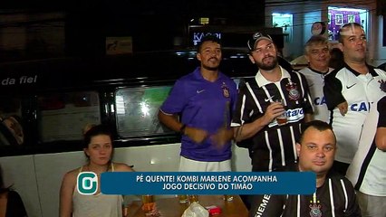 Pé quente! Kombi Marlene acompanha jogo decisivo do Timão