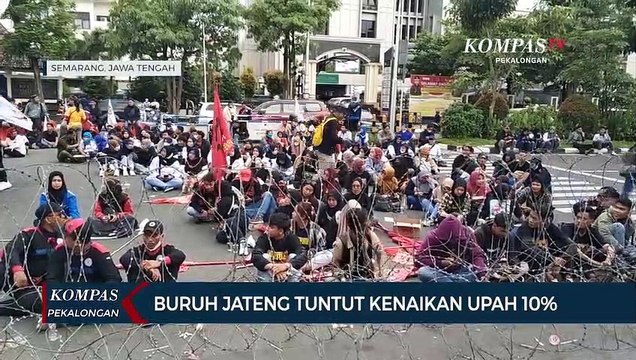 Buruh Jateng Tuntut Kenaikan Upah 10%