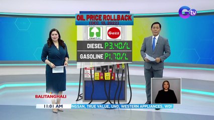 Good news sa mga Kapusong motorista, bigtime ang rollback sa presyo ng produktong petrolyo. Epektibo 'yan simula bukas. | BT