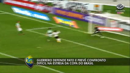 Com Guerrero, Timão treina para pegar o Luverdense