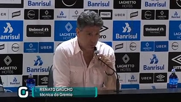 Coletiva do técnico Renato Gaúcho depois do empate contra o Bahia