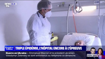 Descargar video: L'hôpital de la Timone à Marseille sous tension face à la triple épidémie de Covid-19, bronchiolite et grippe