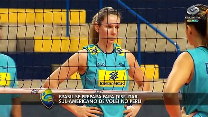Meninas do vôlei se preparam para o Sul-americano. Confira
