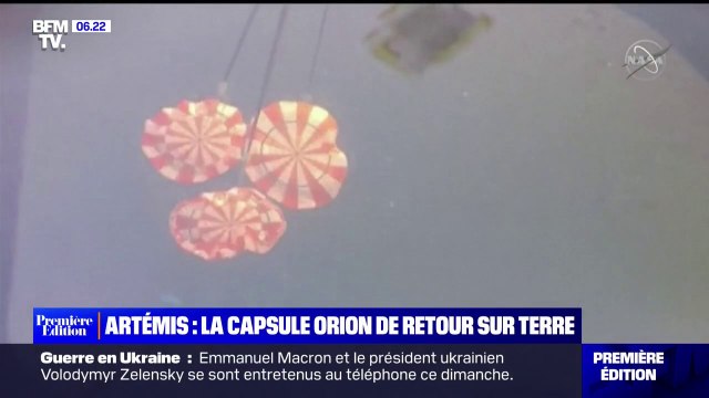 Mission Artémis 1: la capsule Orion de retour sur Terre après 25 jours dans l'espace