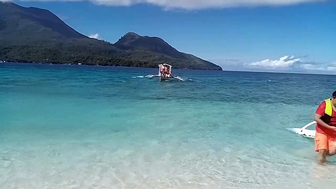 touch down White Island- Camiguin Island
