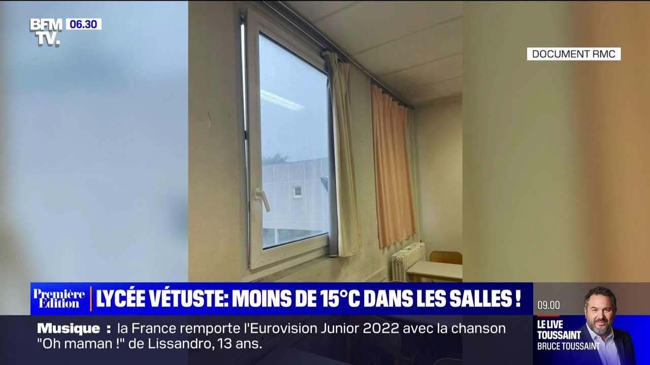 Seine-Saint-Denis: jusqu'à moins de 15°C dans les salles d'un lycée