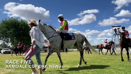 Race five, Armidale Cup day 2022. Video by Rachel Gray for ACM
