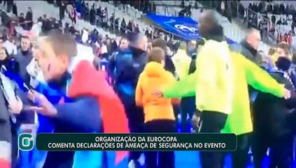 Organização da Eurocopa comenta sobre a segurança no evento, que ocorre na França