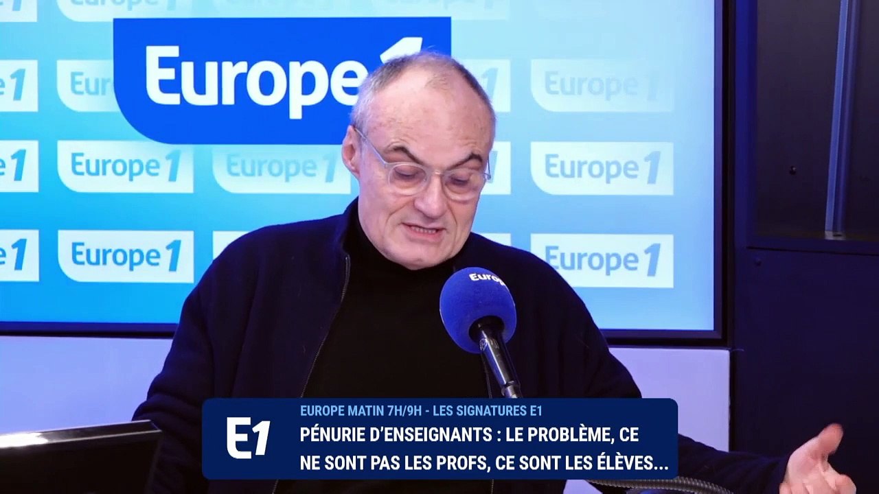 Pénurie d’enseignants : «Le problème, ce ne sont pas les profs, ce sont les élèves»