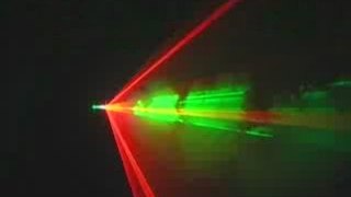 Red Green Laser Display of 20Centz Lasers 140+270 mW