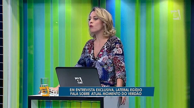 Em entrevista exclusiva, lateral Egídio fala sobre atual momento do Verdão