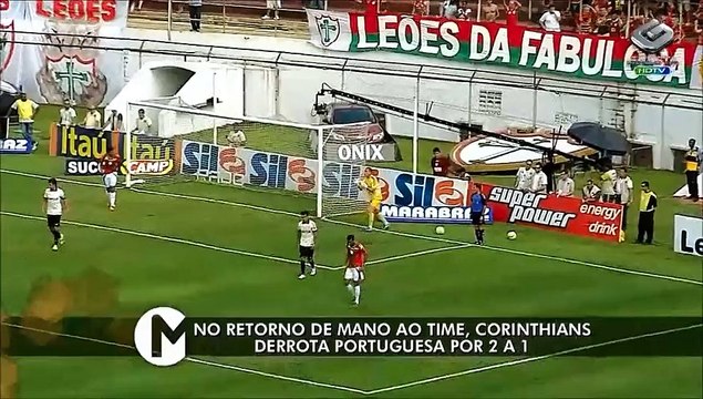 Assista aos melhores momentos de Portuguesa e Corinthians