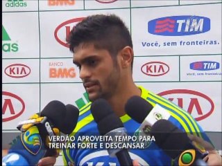 Sem jogos, Palmeiras utiliza tempo livre para treinar