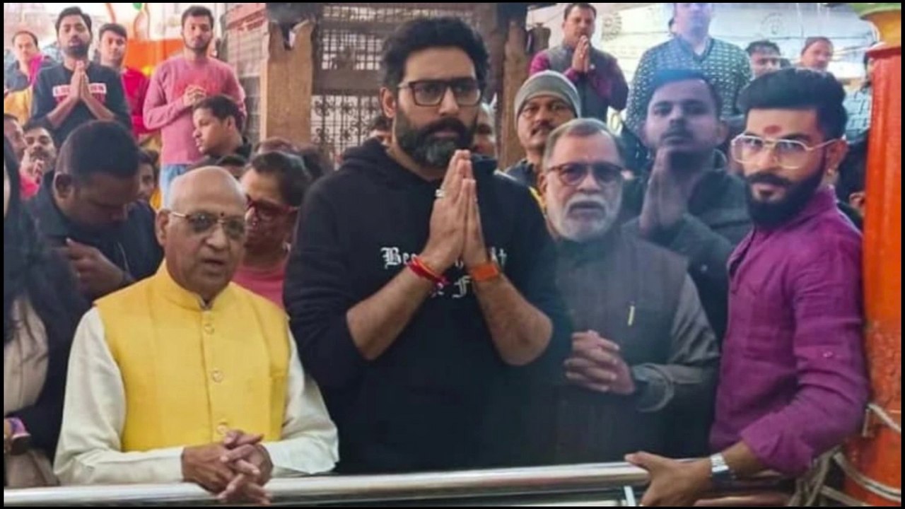 फिल्म ‘भोला‘ की शूटिंग के लिए अभिषेक बच्चन पहुंचे बनारस, काशी विश्वनाथ का किया दर्शन, bollywood news