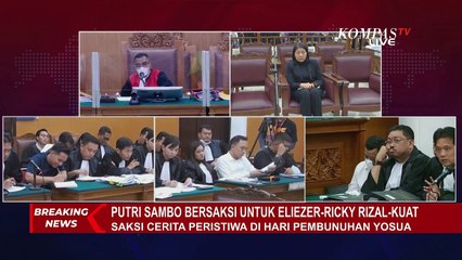 Eliezer Geleng-Geleng Kepala Saat Dengar Keterangan Putri soal Peristiwa di Hari Pembunuhan Yosua