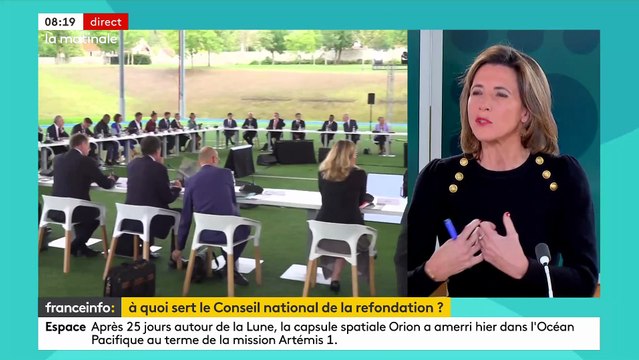 Emmanuel Macron fait un premier bilan aujourd’hui des travaux du Conseil national de la refondation, un outil de réforme vanté comme une autre façon de gouverner, par la concertation - VIDEO