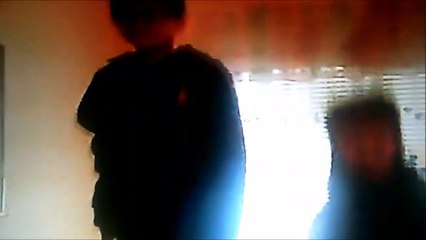 Jonathan Christopher & Anthony jumping on the bed & beating each other up