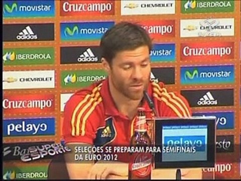 Seleções se preparam para as semifinais da Euro 2012