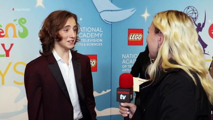 Rueby Wood Interview "1st Annual Children's & Family Emmy Awards" in Los Angeles